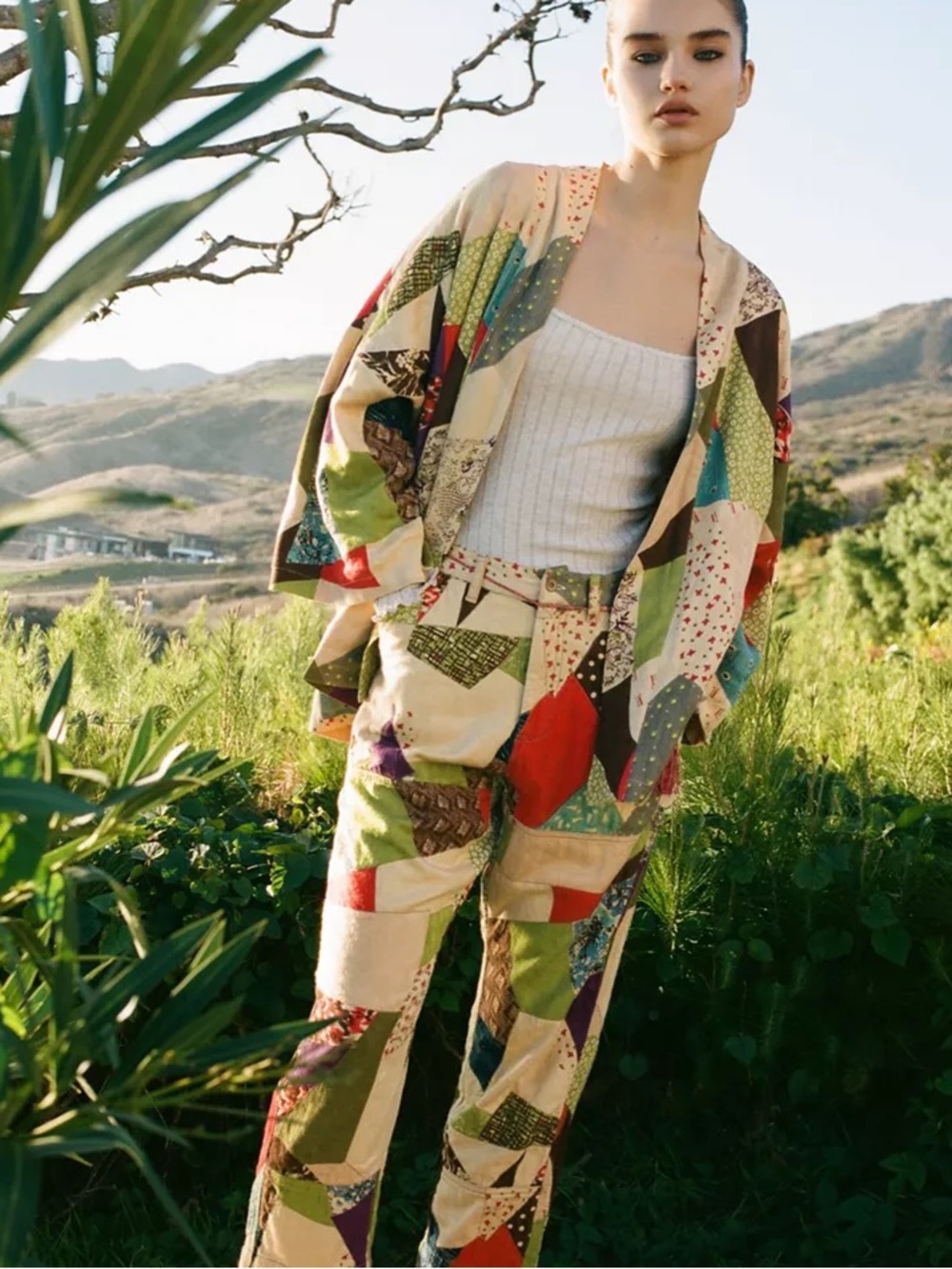 Kimchi Blue Micki Patchwork Cargo Pant - Picture 3 of 7
